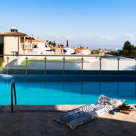 Panoramic Sunset Sea View, Pool, Near Coral Bay Peyia